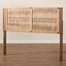 Bali & Pari Holitz Modern Bohemian Walnut Brown Finished Bayur Wood Queen Size Headboard 236-13340-ZORO - alternate 2